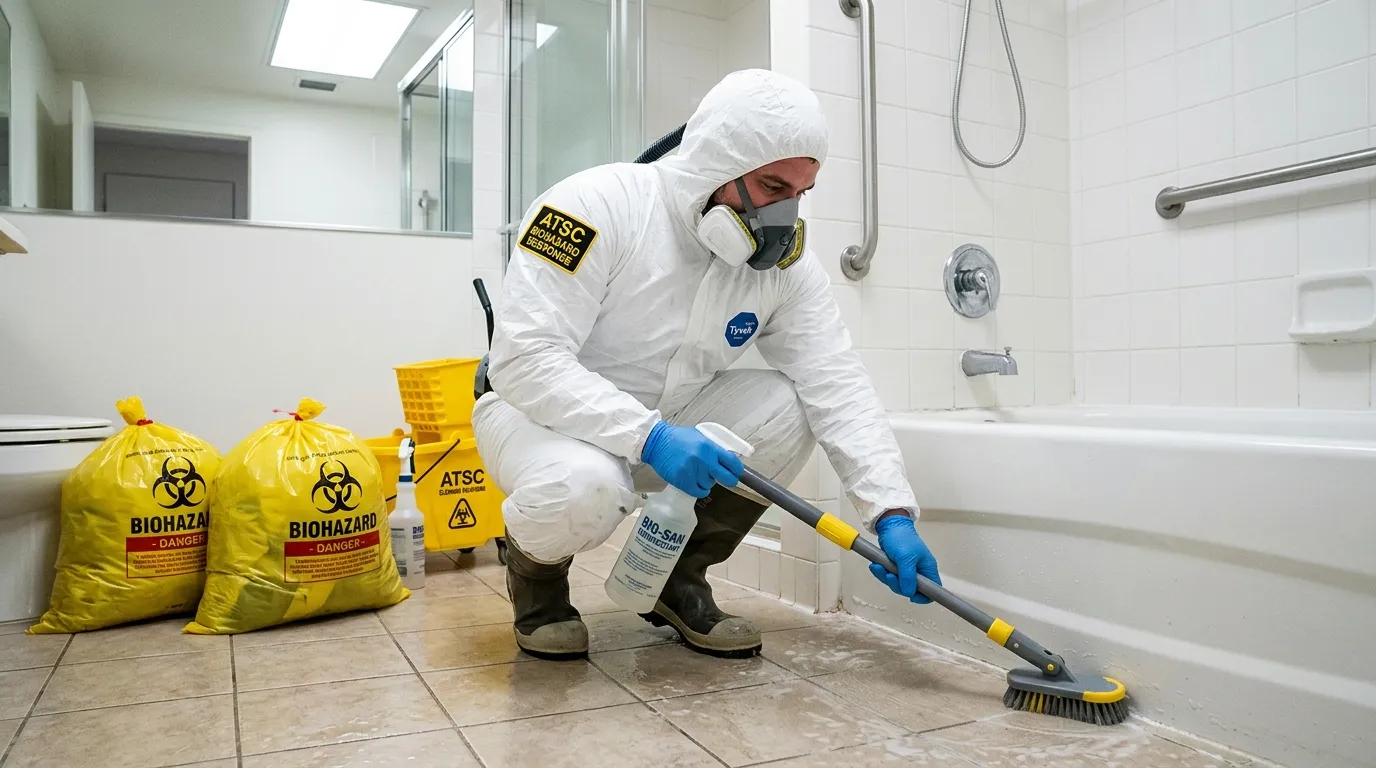 Decontamination equipment deployed for Blood Cleanup in Shanor-Northvue